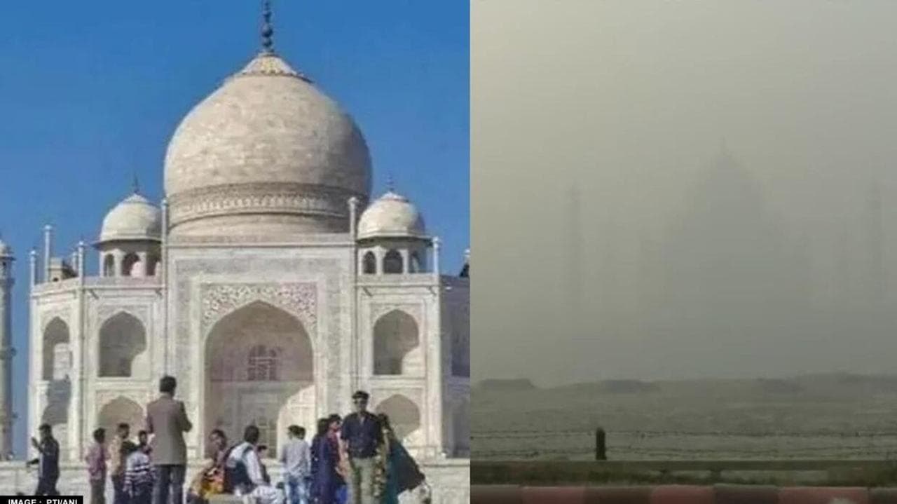 Agra Air Pollution PC-ANI/PTI