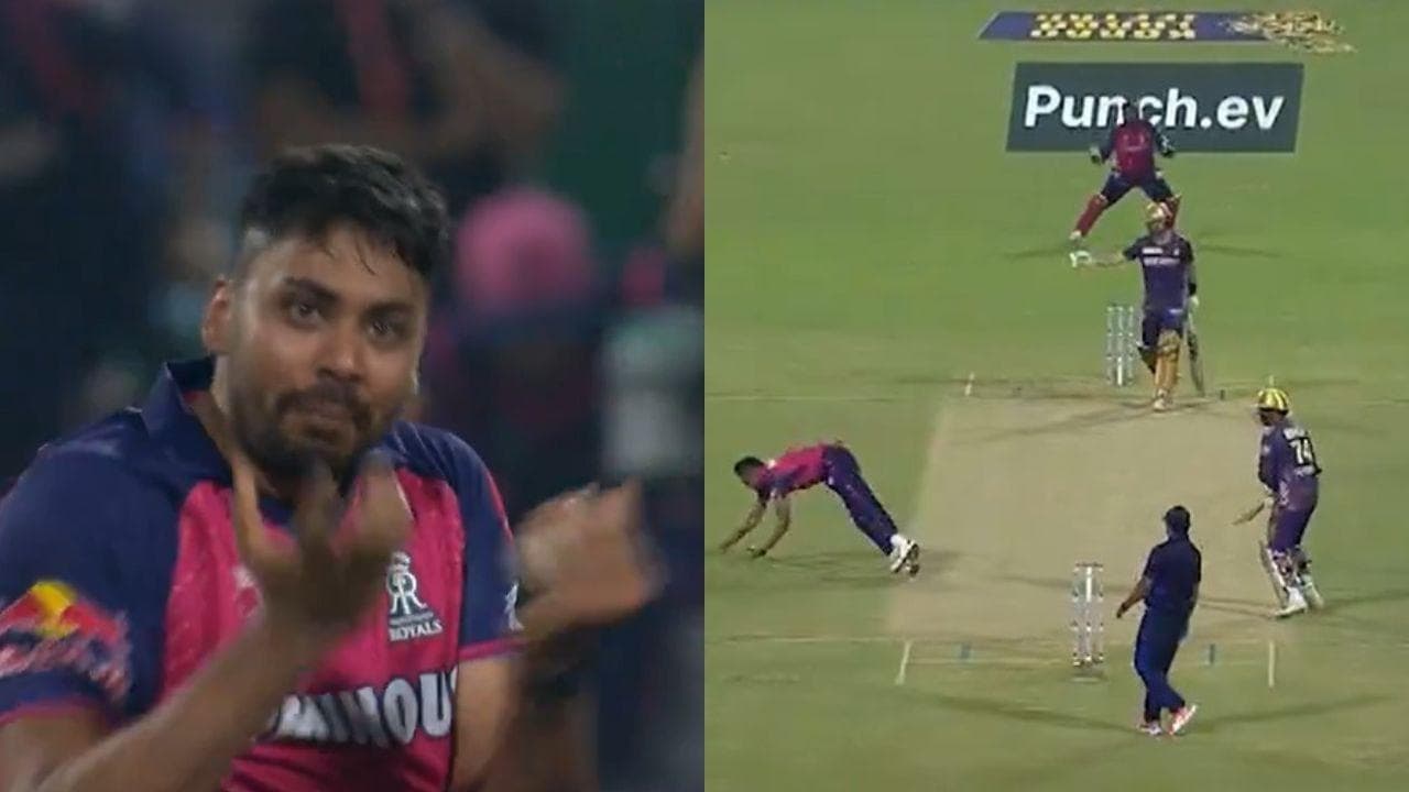 Avesh Khan Reaction Viral after Caught & bowled