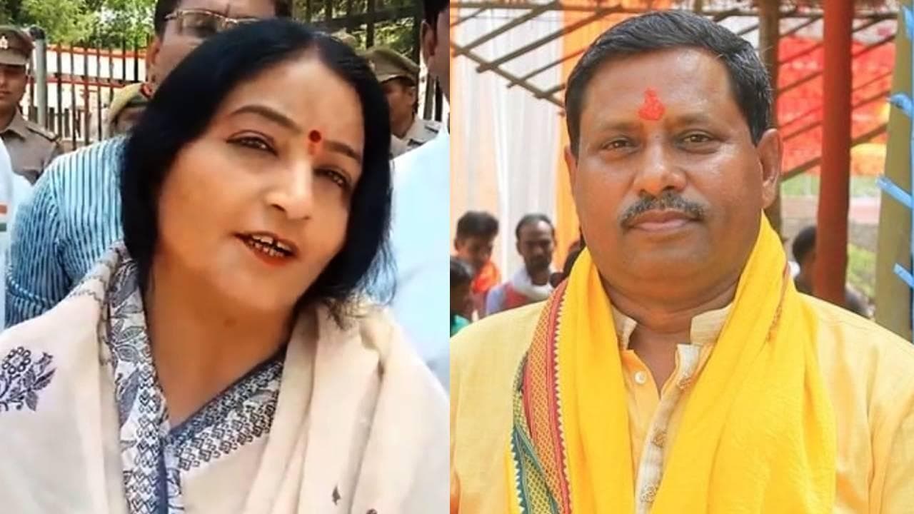 Mridula Katheria filed a nomination against her husband Ram Shankar Katheria