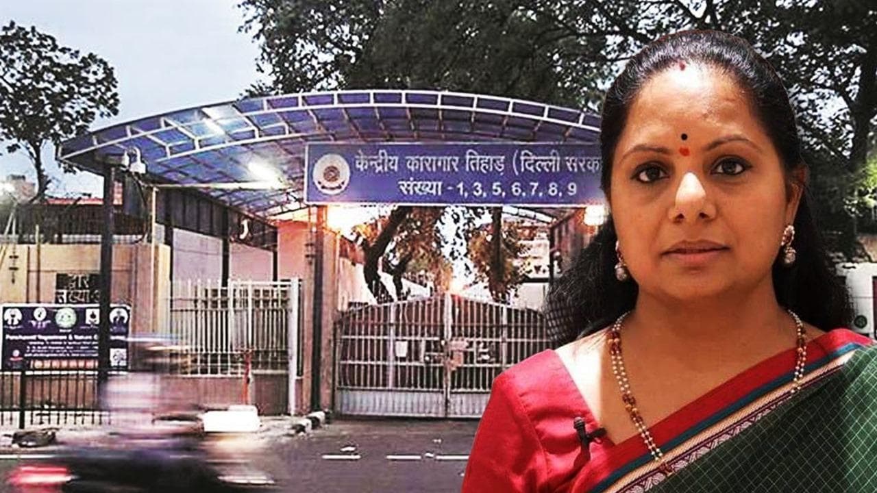 BRS leader Kavita spent the night in Tihar jail