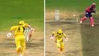Ravindra Jadeja given out obstructing the field