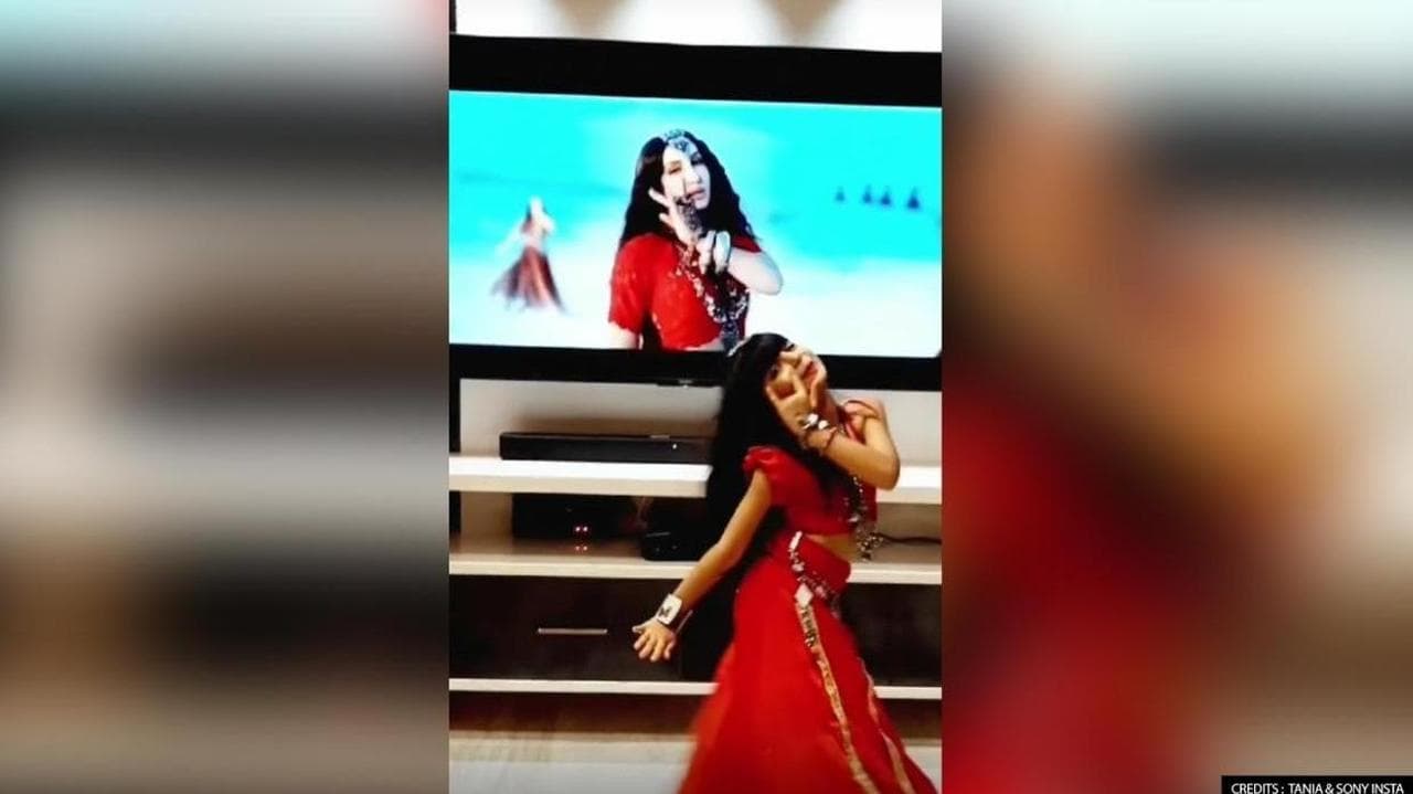 in viral video little girl copies nora fatehi's dance from song chhor denge