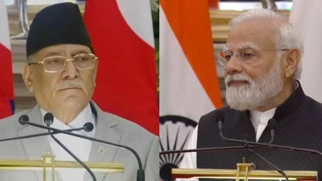 PM Modi and Nepal PM (Image: ANI)