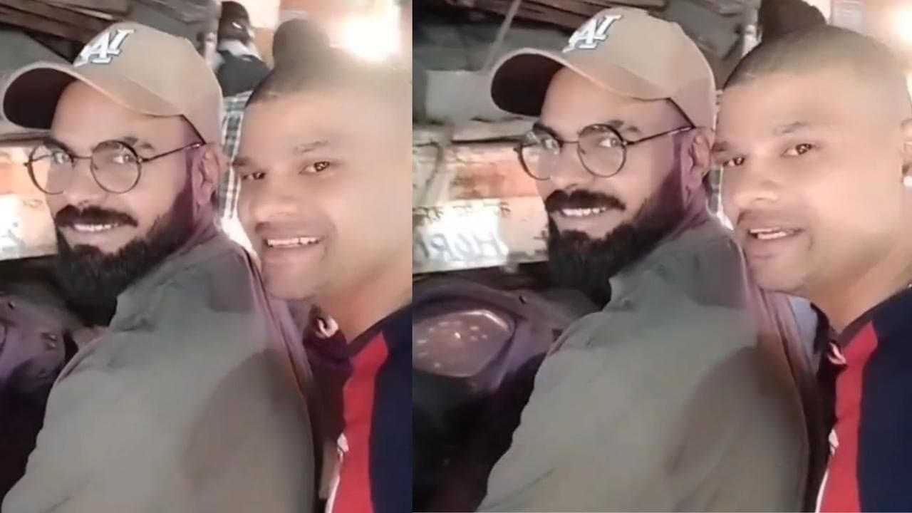 Shikhar Dhawan and Virat Kohli Viral Video 