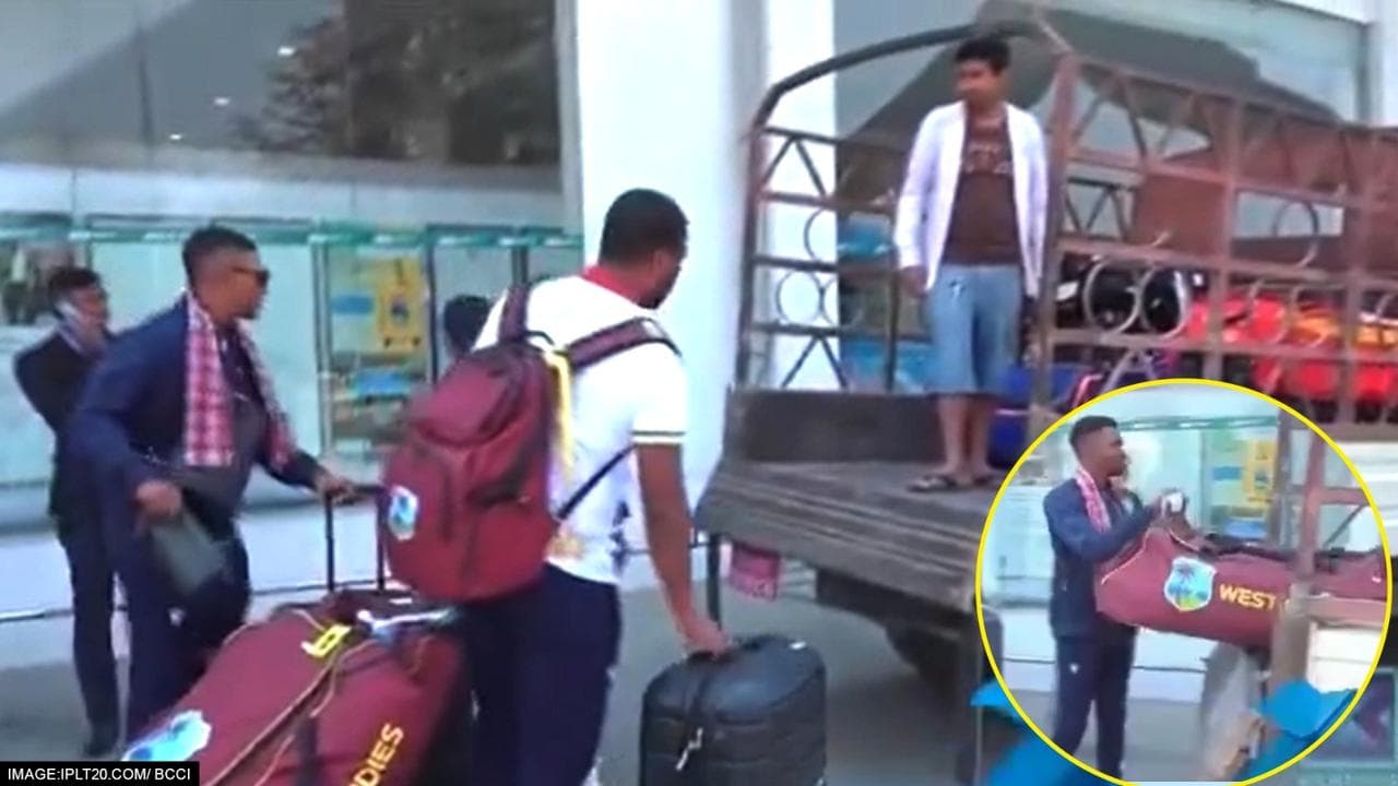 West Indies cricket team Strange welcome in Nepal, players luggage loaded in tempo