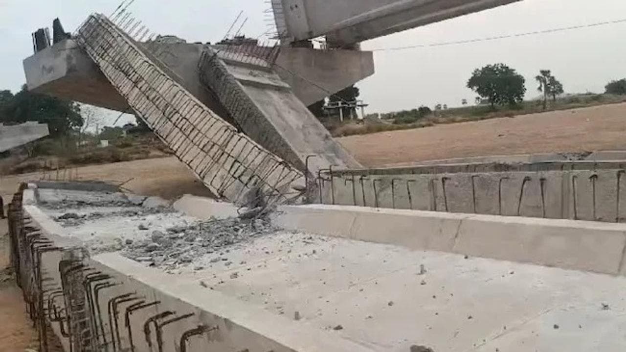 Telangana bridge collapsed