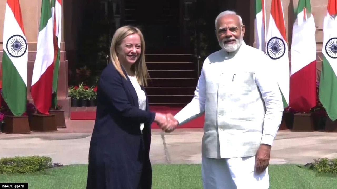 PM Modi spoke Italian Prime Minister Meloni