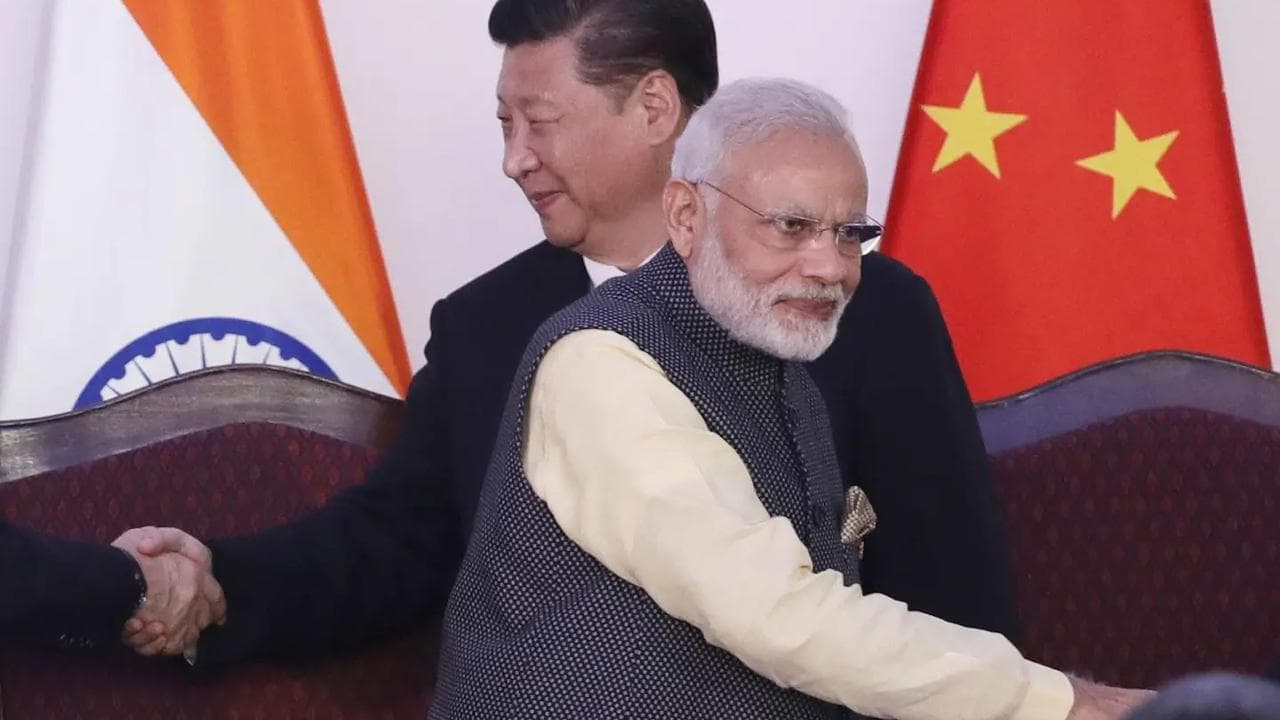 Prime Minister Narendra Modi and Chinese President Xi Jinping.