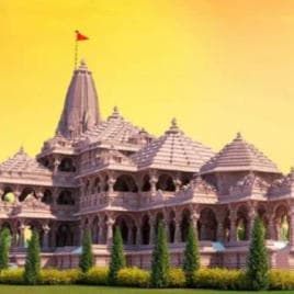 Proposed model of Ram Janmbhoomi Mandir in Ayodhya