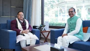 Shivraj Singh Chauhan meeting with JP Nadda