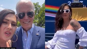 Transgender Goes Topless After Meeting President Joe Biden