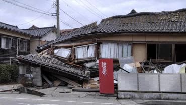 Japan Earthquake on 1st January 2024 Tsunami Alert